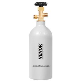 CO2 Tank 2.5 lbs New Aluminum Alloy Cylinder with CGA320 Valve DOT Approved