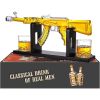 AK47 Whiskey Decanter Set (2 Glasses Included) â€“ Gifts for Men/Dads, Stocking Stuffers, Unique Xmas/Anniversary/Birthday Gifts for Him/Husband