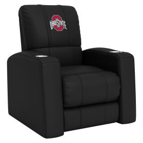 Relax Home Theater Recliner with Ohio State Primary Logo (Material: Commercial Grade Synthetic Leather)