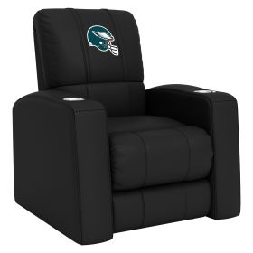 Relax Home Theater Recliner with Philadelphia Eagles Helmet Logo (Material: Commercial Grade Synthetic Leather)