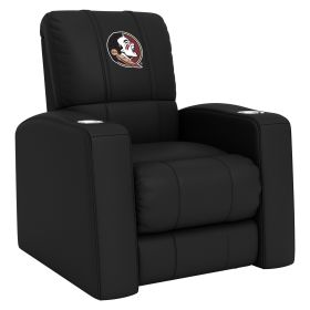 Relax Home Theater Recliner with Florida State Seminoles Logo Panel (Material: Top Grain Leather *Custom Order 8 Week Lead time No Returns*)